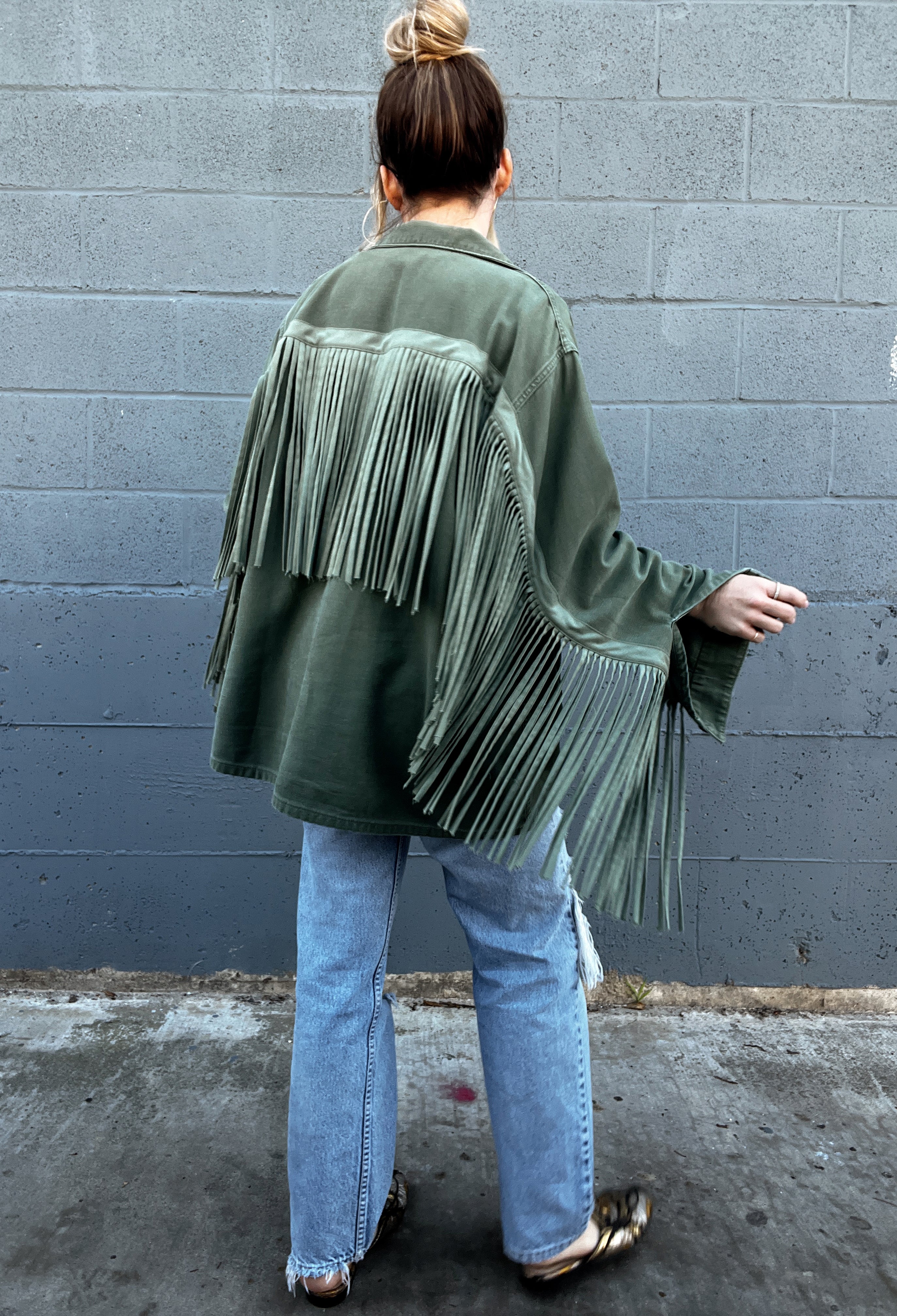 The Vintage Fringe Army Jacket