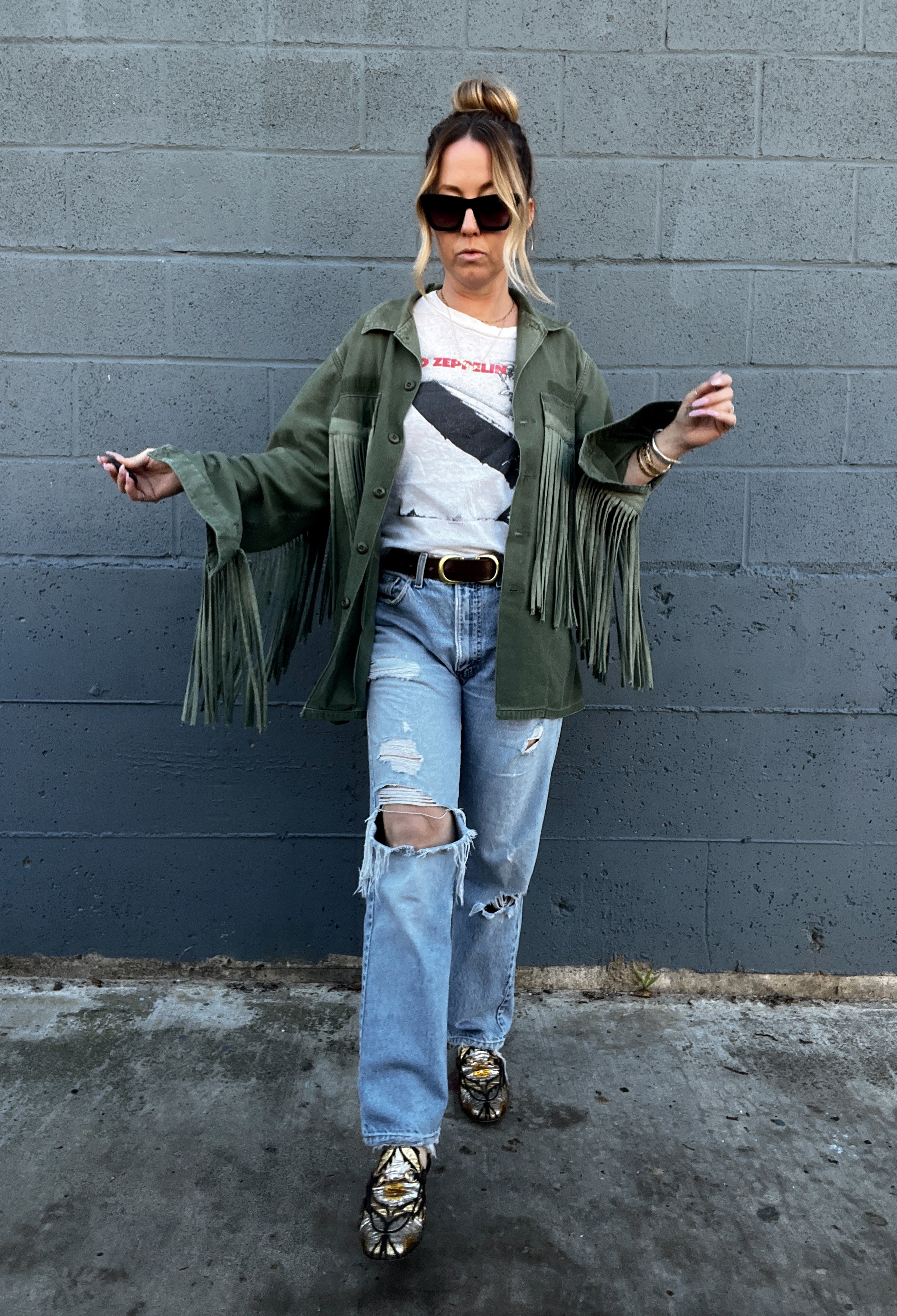 The Vintage Fringe Army Jacket