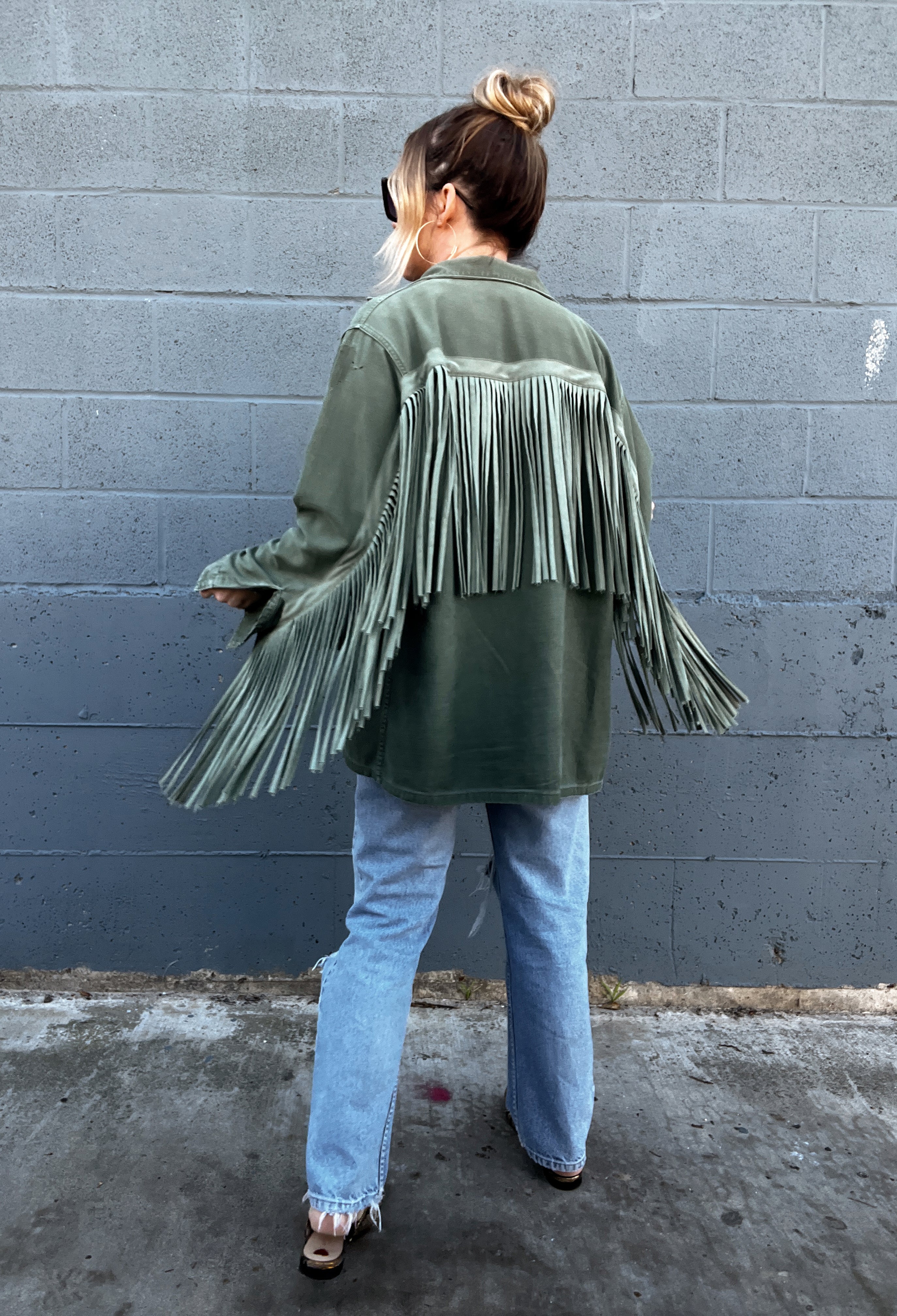 The Vintage Fringe Army Jacket